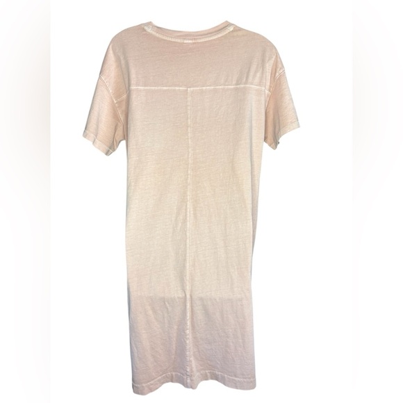 Old Navy women’s soft pink 100% cotton T shirt dress in a sz M tall preloved - Picture 4 of 5